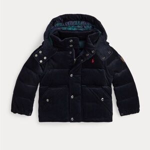 Polo Ralph Lauren Toddler Boy Convertible Corduroy Down Jacket